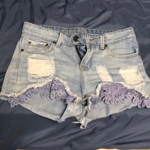 High-waisted Mini Shorts